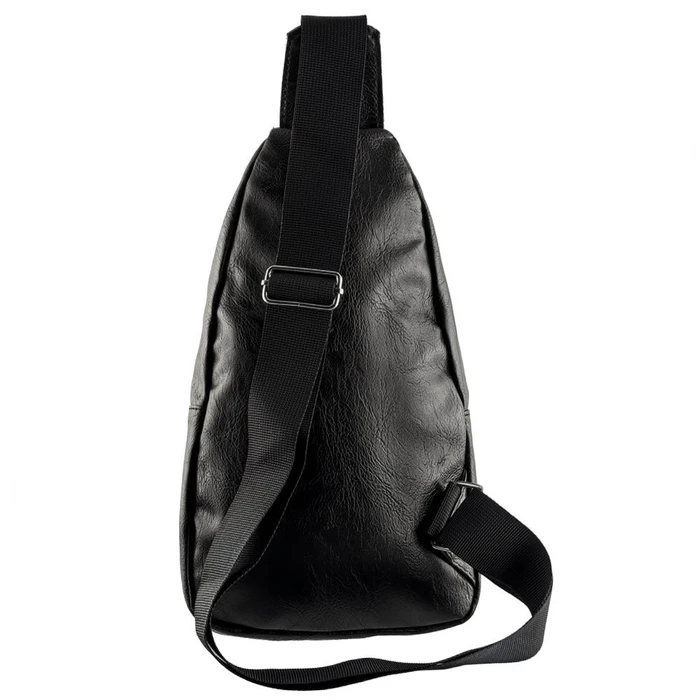 NSP N121 Force Leather-look Crossbody Bag 5.7L (Black)