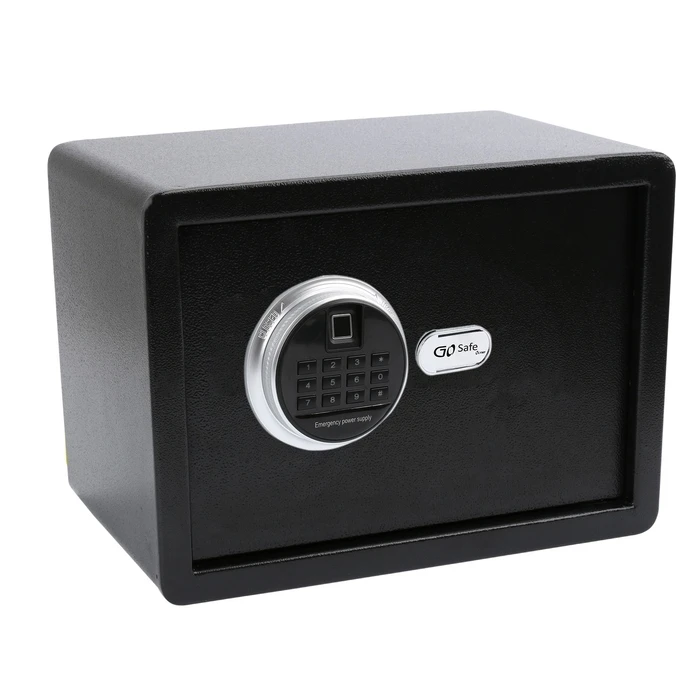 Olympia GOsafe 120FP (7102) Safe with Fingerprint & PIN, 16 L (Black)