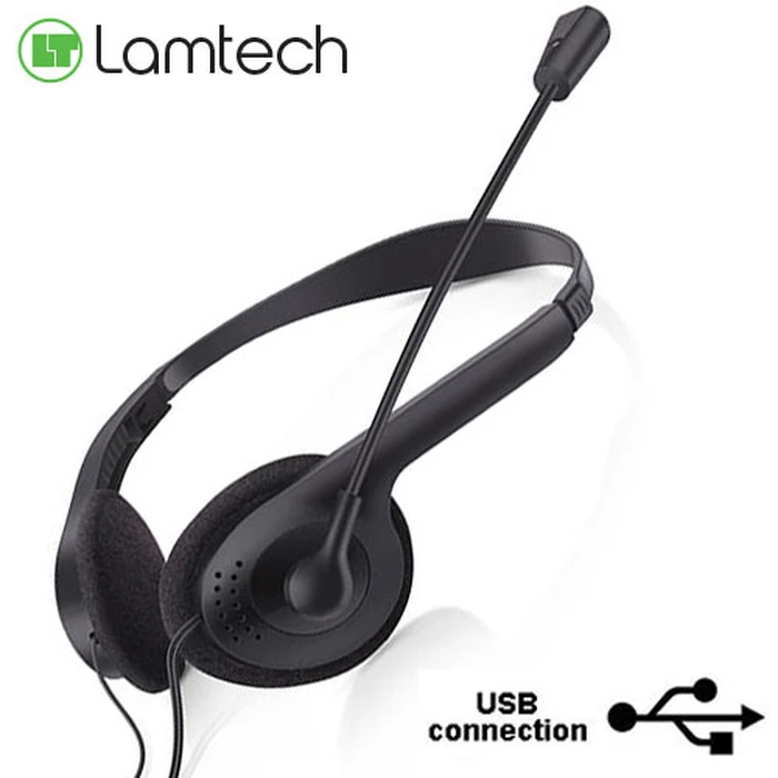 Multimedia Ακουστικά Lamtech USB 2.0 STEREO HEADSET with MIC