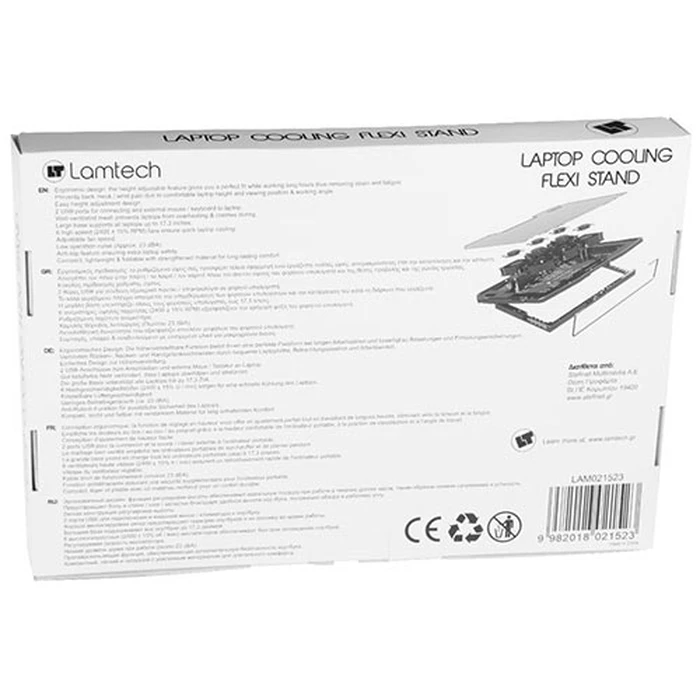 Βάση Laptop Lamtech COOLING FLEXI STAND 6 FANS