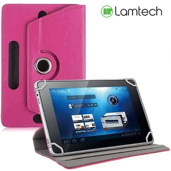 Θήκη Tablet Lamtech PINK Universal 10.1'-10.4' With 360 ROTATION