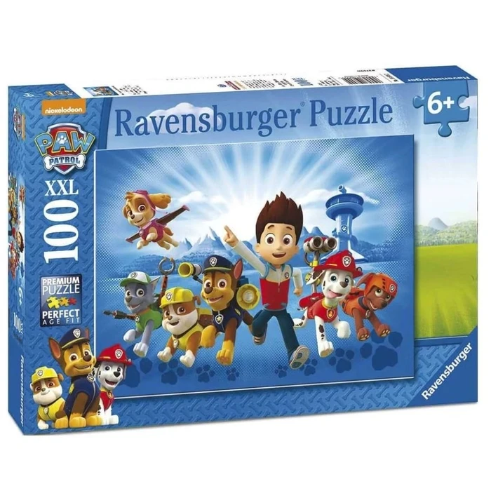 Ravensburger Puzzle: XXL Paw Patrol Team (100pcs) (10899) EN,DE,FR,IT,NL,ES,PT Pack / Carton Box