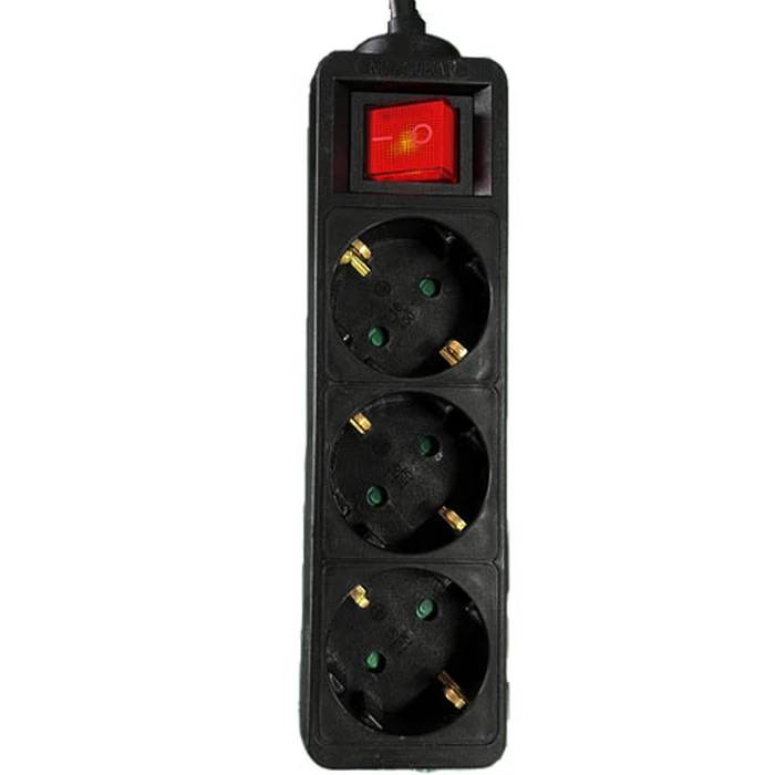 Πολύπριζο Lamtech With Switch 3 OUTLETS Black