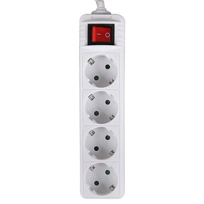 Πολύπριζο Lamtech With Switch 4 OUTLETS WHITE