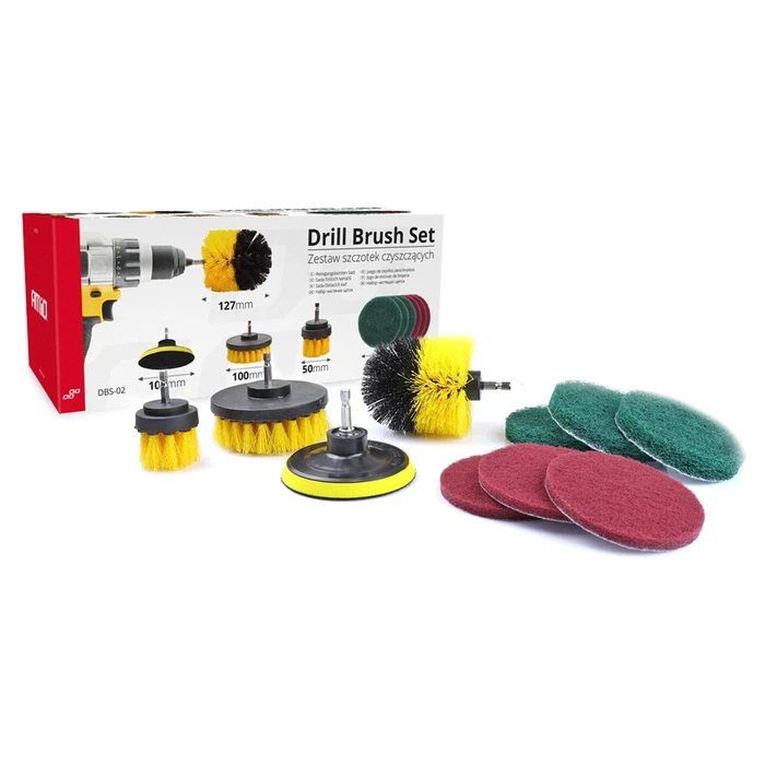 Βούρτσες Καθαρισμού Amio για δράπανο 02593, σε διάφορα μεγέθη, 10τμχ