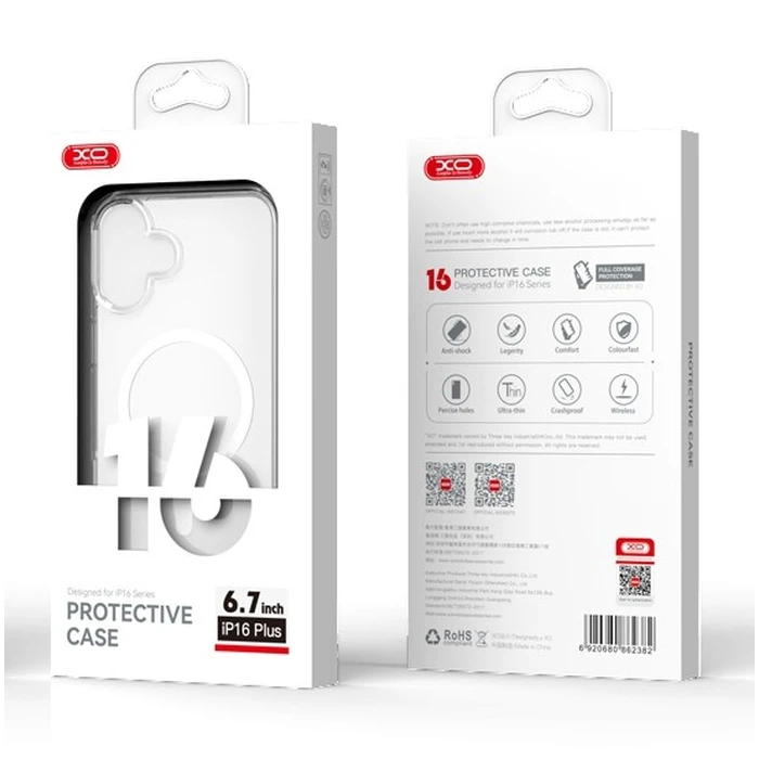 Θήκη Κινητού XOK13B iP 16 plus/15 plus 6,7" TPU+Ακρυλική με Μαγνήτη