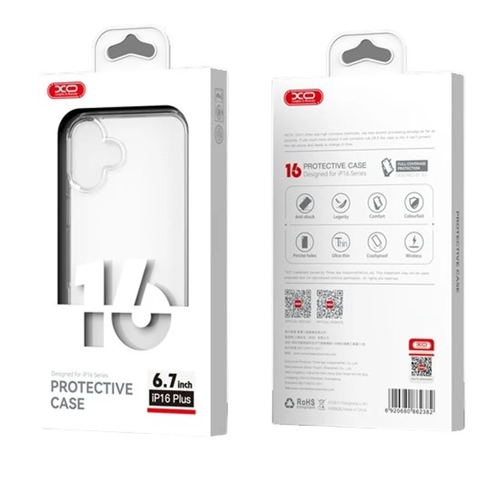 Θήκη Κινητού XOK04 iP 16 plus/15 plus 6.7" TPU+Acrylic