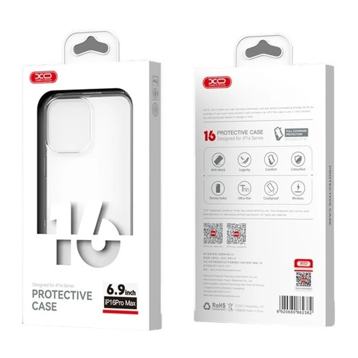 Θήκη Κινητού XOK04 iP 16 Pro 6.3" TPU+Acrylic