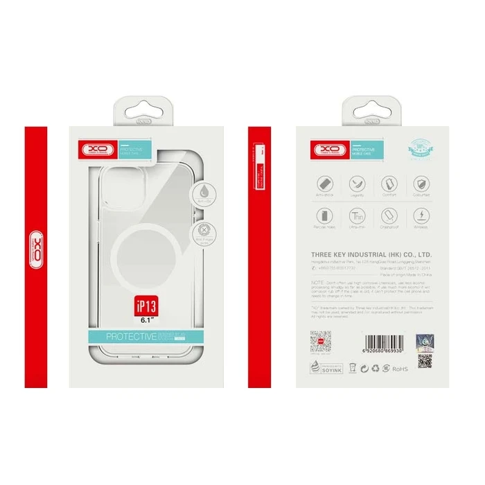 XO Θήκη iPhone 15 Pro Max Διάφανη TPU ABS