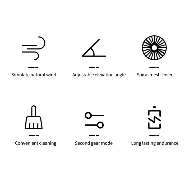 Desktop USB Dual Blade Fan XO MF82