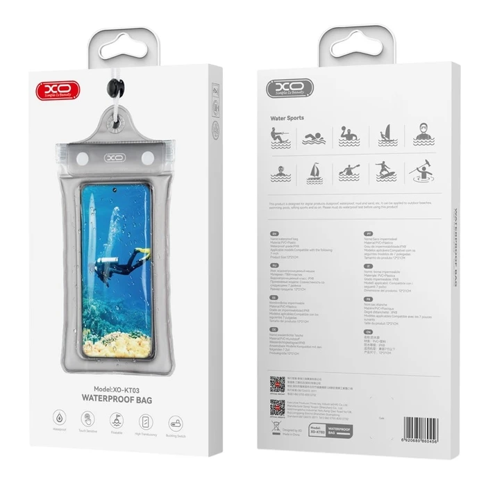 XO Αδιάβροχη Θήκη Τηλεφώνου KT03