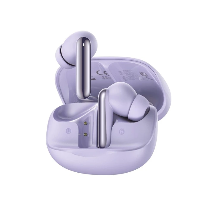 Bluetooth Handsfree QCY Melobuds N50 ANC Purple - ANC TWS ENC, IPX4 BT5.4