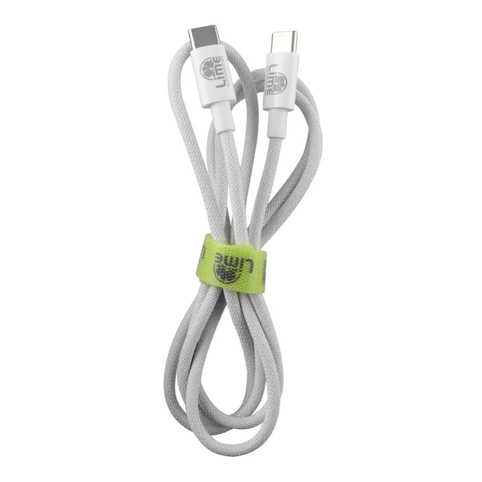 LIME LBCC01 Braided USB-C to USB-C Cable 68W 1m