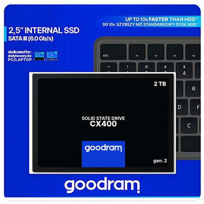 Σκληρός Δίσκος SSD 2TB Goodram CX400 SATA III 2,5'