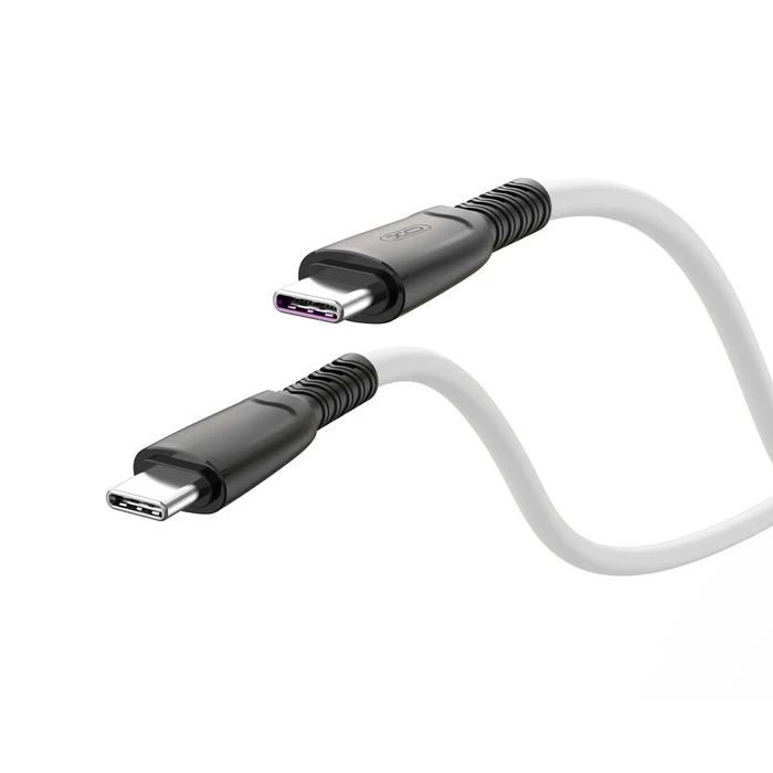 Καλώδιο USB XO NB-Q246A Suluo real silicone PD Type-C to Lightning 27W 1m White