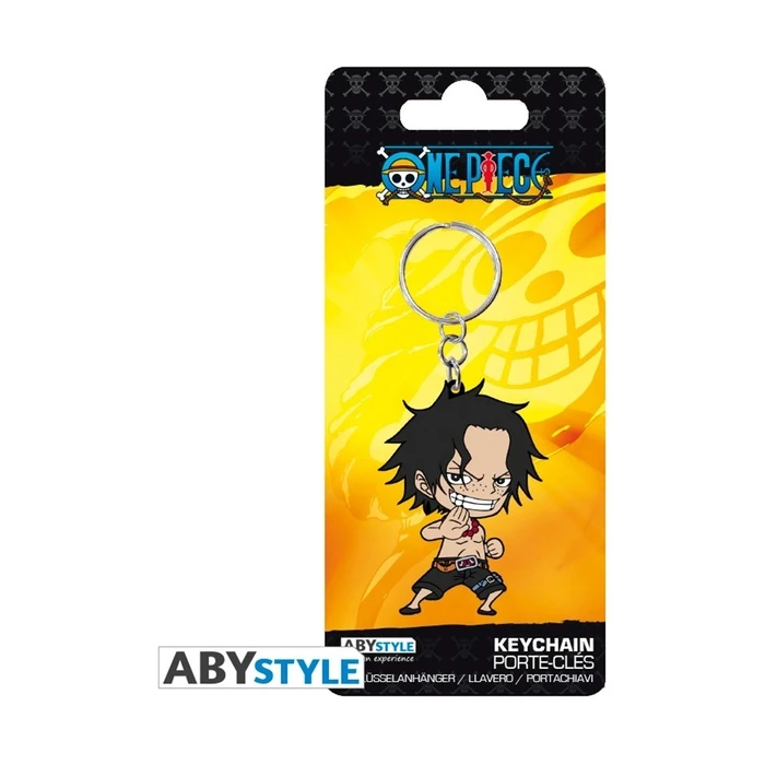 Abysse One Piece Ace SD PVC Keychain (ABYKEY207)