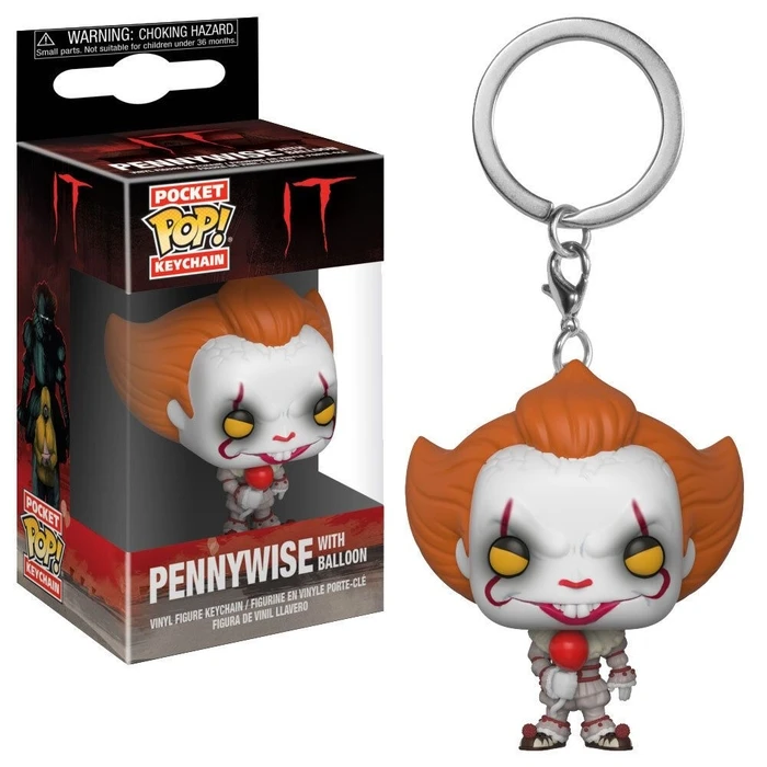 Μπρελόκ Funko Pocket Pop!: It - Pennywise (With Balloon) Vinyl Figure