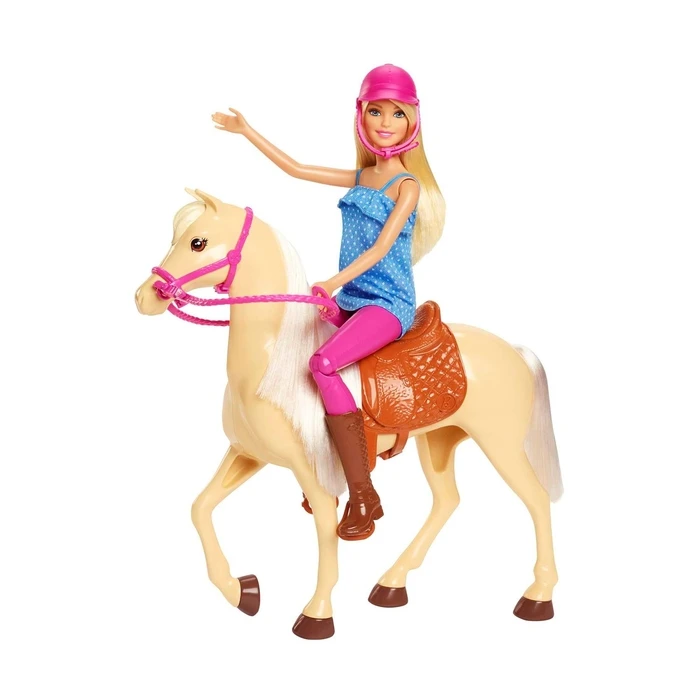 Mattel Barbie Doll and Horse FXH13