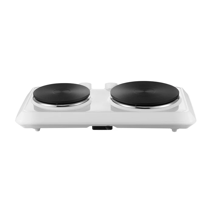 First Austria FA-5083-5-WI Διπλή ηλεκτρική εστία κουζίνας 2500W (Λευκό)