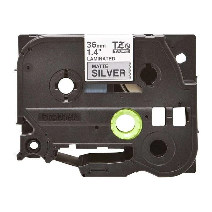 Ταινία Ετικετογράφου Brother TZEM961 - 36mm - Black on Matte Silver