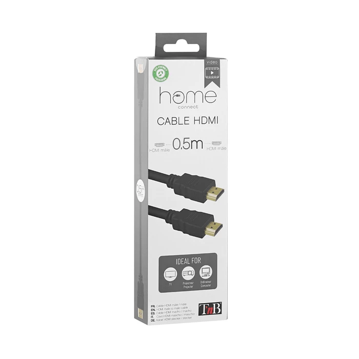 Καλώδιο HDMI 2.0 Male-Male 0.5m HDMI05 TNB