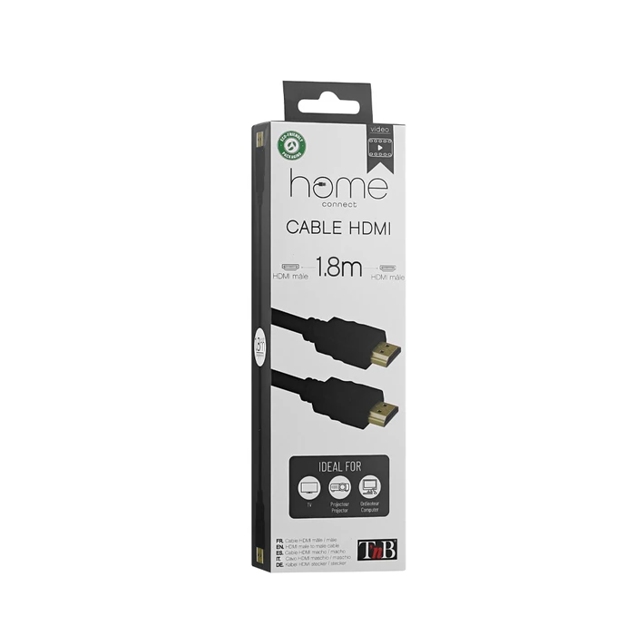 Καλώδιο HDMI 2.0 Male-Male 1.8m HDMI18 TNB