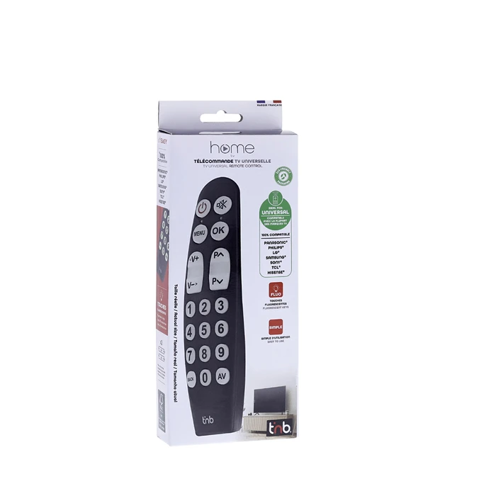 Τηλεχειριστήριο Universal με μεγάλα φωτιζόμενα πλήκτρα TCUNSENIOR1 TNB