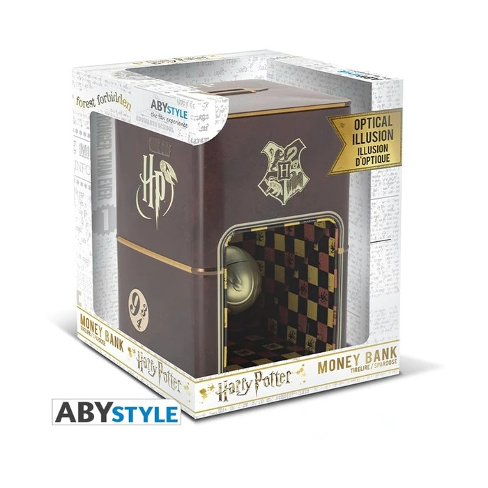 Abysse Παιδικός Κουμπαράς Πλαστικό Harry Potter Golden Snitch Money Bank Καφέ 10.8x10.8x16.6cm ABYBUS013