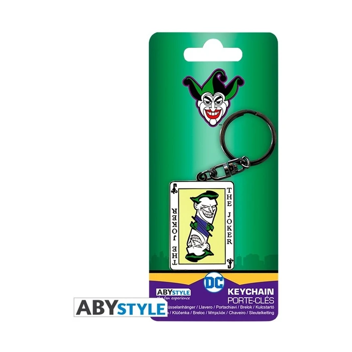 Abysse Metal Keychain DC Comics "The Joker" ABYKEY315