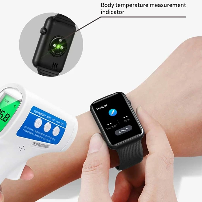 Smartwatch Lamtech BT5.1 with sport tracking TOTAL Black