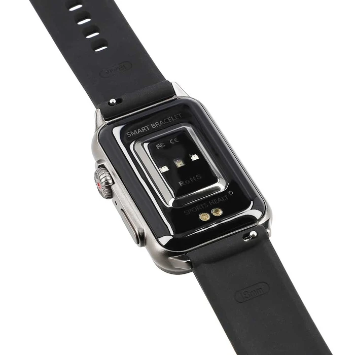 Smartwatch Lamtech BT5.1 with sport tracking & health sensor Black