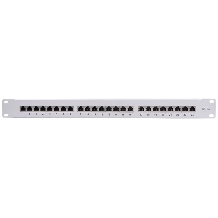 Patch Panel Goobay Cat 6a STP με 24 Ports Γκρι rack cabinet 19"