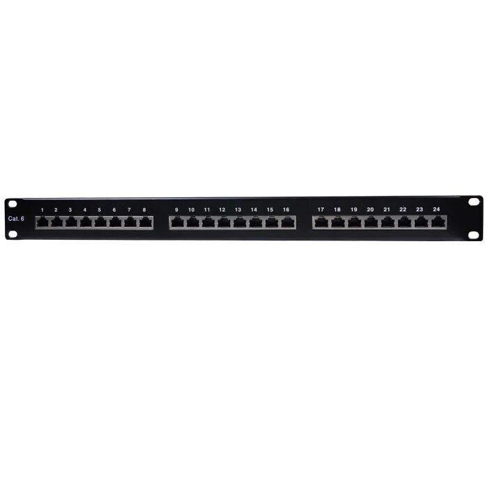 Patch Panel Goobay 93048 CAT6 Ethernet 24Port STP Black