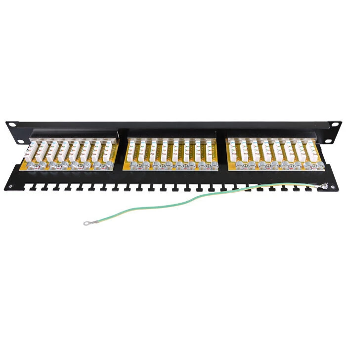 Patch Panel Goobay 93048 CAT6 Ethernet 24Port STP Black