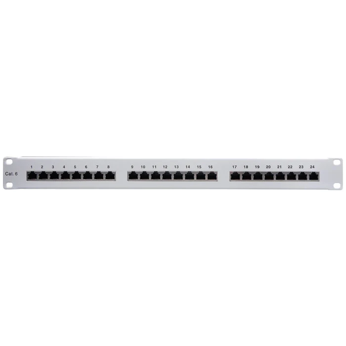 Patch Panel Goobay 94036 CAT6 Ethernet 24Port STP Grey