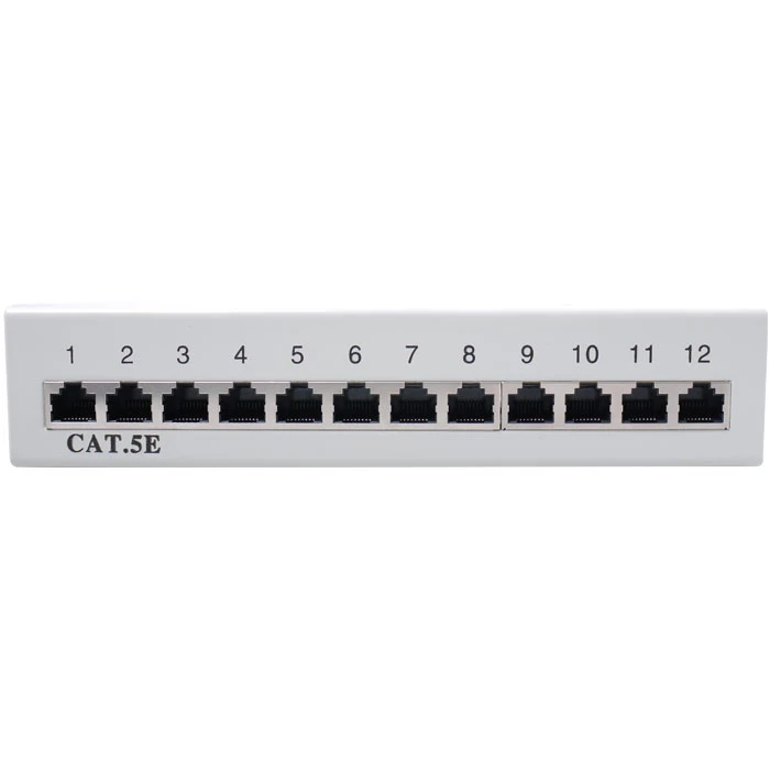 Patch Panel Goobay 93041 CAT5E Ethernet 12Port STP Grey