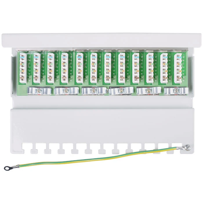 Patch Panel Goobay 93041 CAT5E Ethernet 12Port STP Grey