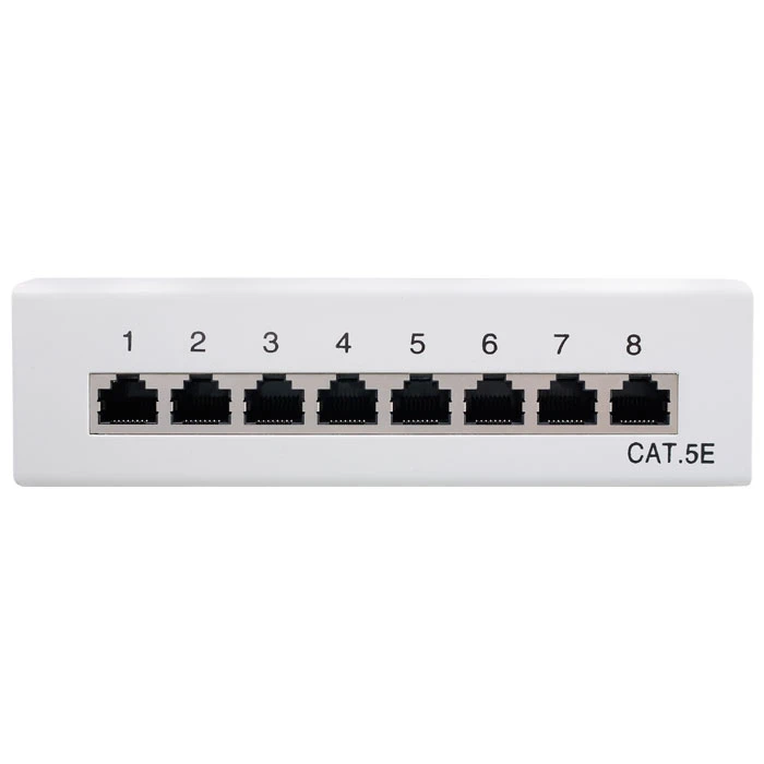 Patch Panel Goobay 68882 CAT5E Ethernet PATCH PANEL. 8Port STP Grey