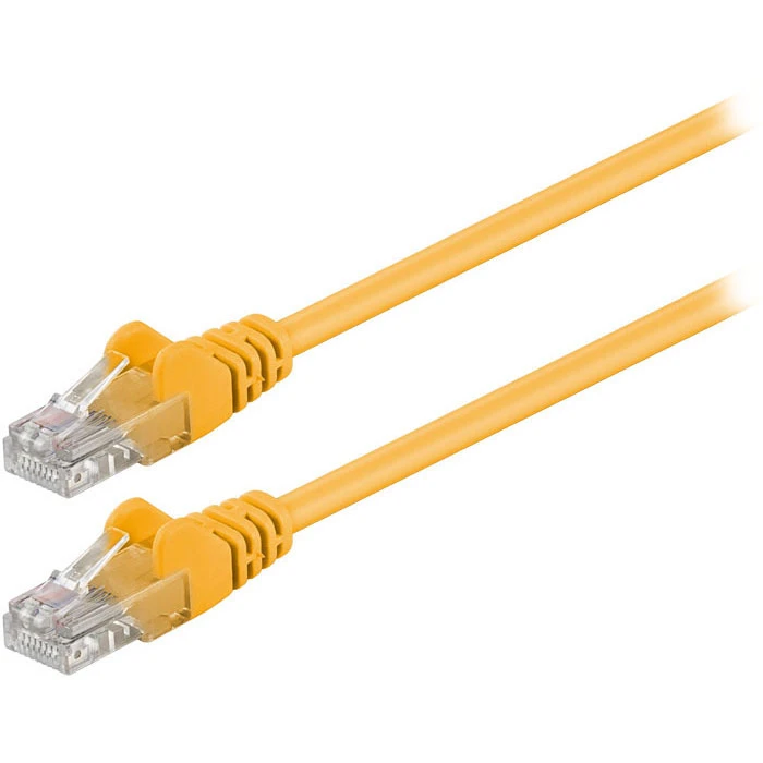 Καλώδιο Δικτύου Goobay 68610 CAT 5e U/UTP Patch Cable 0.25m Yellow