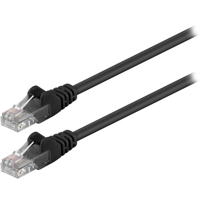 Καλώδιο Δικτύου Goobay 68703 CAT 5e U/UTP 0.25m Black