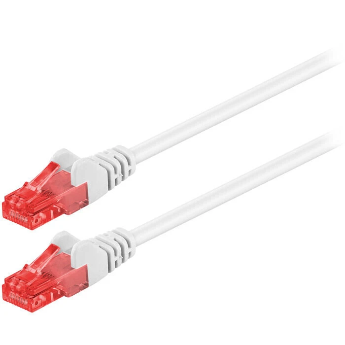 Καλώδιο Δικτύου Goobay 68633 CAT 6 U/UTP CCA 1m White