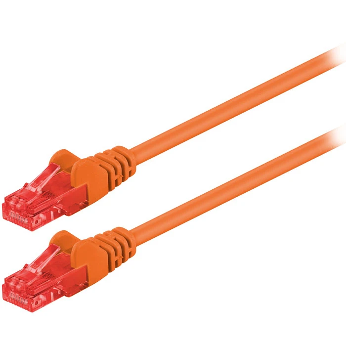 Καλώδιο Δικτύου Goobay 95262 CAT 6 U/UTP CCA 1m Orange
