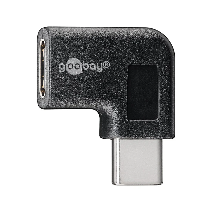 Αντάπτορας USB Goobay 3.2 Gen 1x1 Type-C θηλ. - USB Type-C αρσ., σε γωνία 90°.