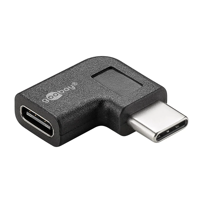 Αντάπτορας USB Goobay 3.2 Gen 1x1 Type-C θηλ. - USB Type-C αρσ., σε γωνία 90°.