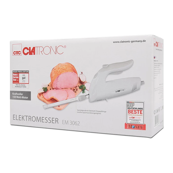 Ηλεκτρικό Μαχαίρι Clatronic EM 3062 electric knife White 180 W