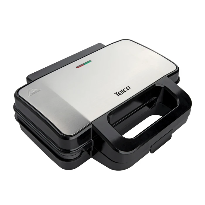 Τοστιέρα   Σαντουιτσιέρα με XL grill πλάκες 1000W inox ZJ-255