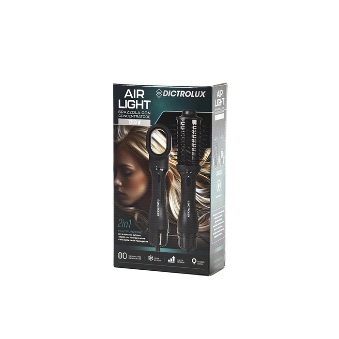 Βούρτσα μαλλιών με σεσουάρ 2 σε 1 1200W 619831 DICTRO LUX