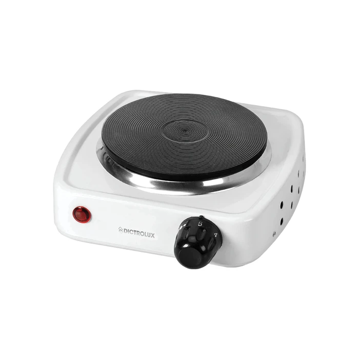 Ηλεκτρική  εστία μονή 500W με διάμετρο 10,5cm 619902 DICTRO LUX λευκή