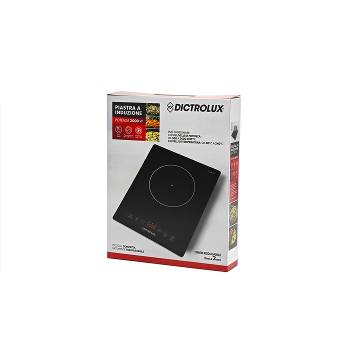 Ηλεκτρική Επαγωγική Εστία Αφής 2000W 877200 DICTRO LUX
