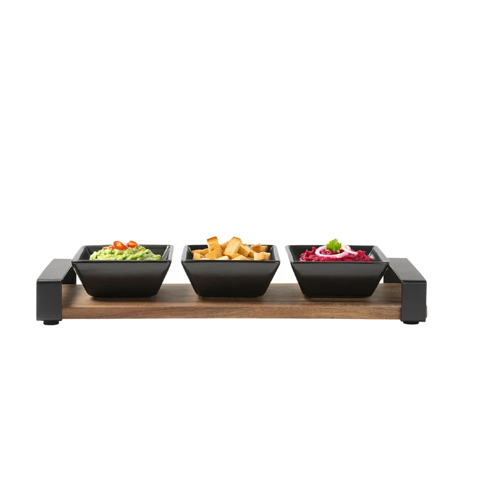 Ορντεβιέρα 3 Θέσεων με Βάση 31x10cm ACACIA 635865 GUSTO CASA